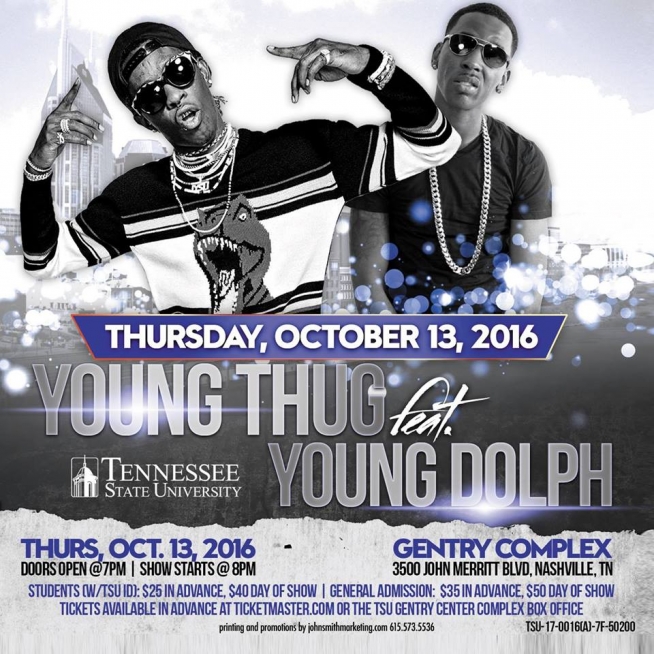 young thug young dolph tsu homecoming concert wqqk fm young dolph flyer